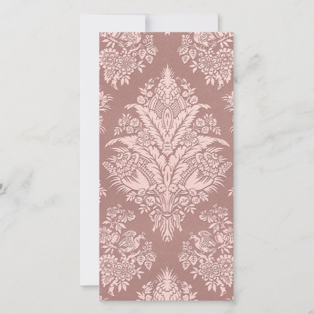 Vintage Blüte auf Rosy Beige (Vorderseite)