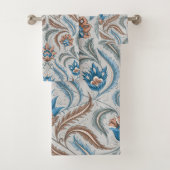 Vintage Blüte in Grau Badhandtuch Set (Insitu)