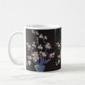 Vintage Blüte, Kirschblüten Blume in einer Vase Kaffeetasse (Links)
