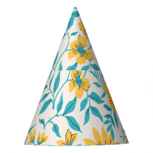 Vintage Blüte: Liberty Motif Nahtlos Partyhütchen