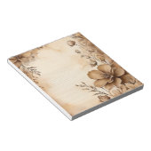 Vintage Blüte Notizblock (angewinkelt)