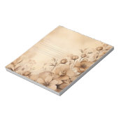 Vintage Blüte Notizblock (Rotiert)