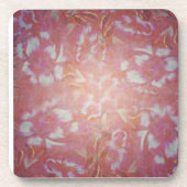 Vintage Blüten Getränkeuntersetzer (Vorderseite)