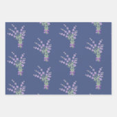 Vintage Blüten Packpapier Blatt (Vorderseite 3)