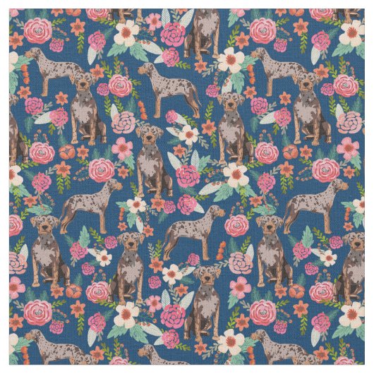 Vintage Blüten Stoff (Nahaufnahme)