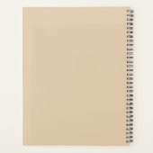 Vintage Blüten und Schmetterlinge Planer (Rückseite)