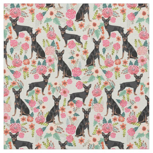 Vintage Blütenblätter Stoff (Nahaufnahme)