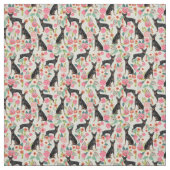 Vintage Blütenblätter Stoff (Muster)