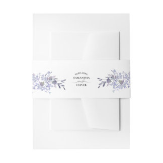 Vintage Blütenblütenband Einladungsbanderole