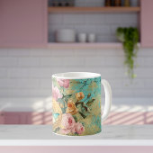 Vintage BlütenBouquet Kaffeetasse