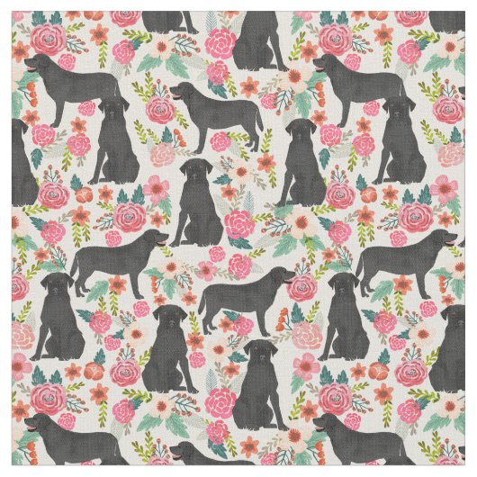 Vintage Blütencreme Stoff (Nahaufnahme)