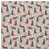 Vintage Blütencreme Stoff (Muster)