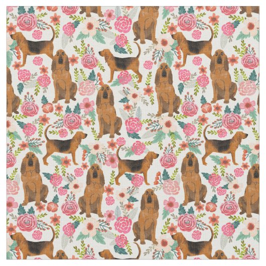 Vintage Blütencreme Stoff (Nahaufnahme)