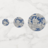 Vintage Blütendusche Konfetti (Rückseiten)