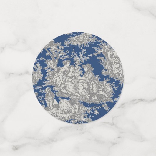 Vintage Blütendusche Konfetti (Klein Vorderseite)