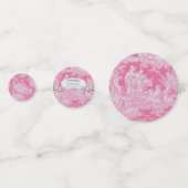 Vintage Blütendusche Konfetti (Rückseiten)