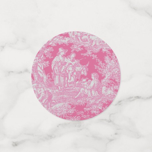 Vintage Blütendusche Konfetti (Klein Vorderseite)