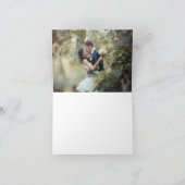 Vintage Blütenfalte danke (Innenseite)