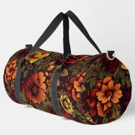Vintage Blütenfarbe Duffle Bag