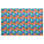 Vintage Blütenfarbe Gemustert Stoff (Fat Quarter (45,7 x 55,9 cm))