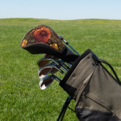 Vintage Blütenfarbe Golf Headcover (In SItu)