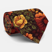 Vintage Blütenfarbe Krawatte (Gerollt)