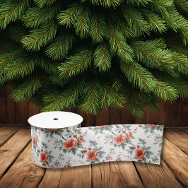 Vintage Blütenfarbe Satinband