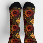 Vintage Blütenfarbe Socken (Oben)