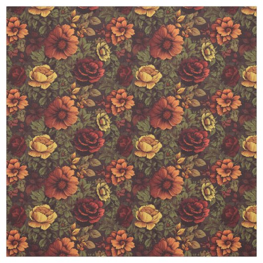 Vintage Blütenfarbe Stoff (Muster)