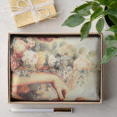 Vintage Blütenfrau Seidenpapier (Geschenk)