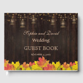 Vintage Blütengoldfolie Gästebuch (Vorderseite)