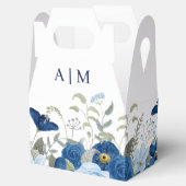 Vintage Blütenhochzeit Geschenkschachtel (Geöffnet)