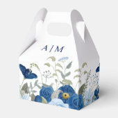 Vintage Blütenhochzeit Geschenkschachtel (Vorderseite)