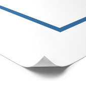 Vintage Blütenhochzeit Poster (Ecke)