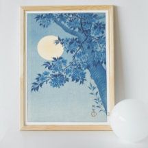 Vintage Blütenkirche bei Mondlicht