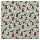 Vintage Blütenminze Stoff (Muster)