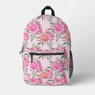 Vintage Blütenperle Bedruckter Rucksack