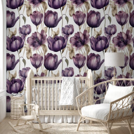 Vintage Blütenperle Tapete