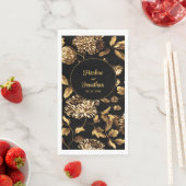 Vintage Blütensafari Serviette (Beispiel)