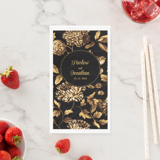 Vintage Blütensafari Serviette (Beispiel)