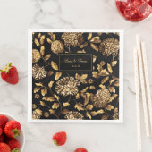 Vintage Blütensafari Serviette (Beispiel)