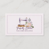 Vintage Blütensägemaschine Visitenkarte (Vorderseite)