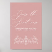 Vintage Blütenspülung Ratet Sweet Mess Poster (Vorne)