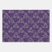 Vintage Blütenwirbelkollektion Geschenkpapier Set (Vorderseite)