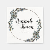 Vintage Blütenzeit Serviette (Vorderseite)