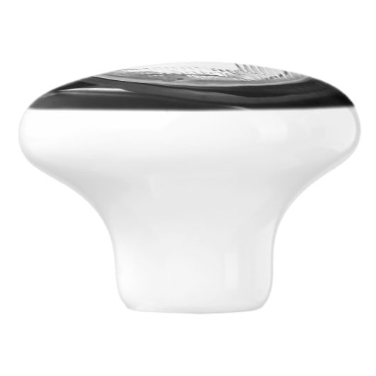 Vintage BMW-Scheinwerfer Keramikknauf (Seitenansicht)