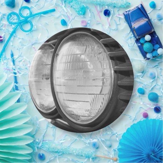 Vintage BMW-Scheinwerfer Pappteller (Party)