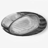 Vintage BMW-Scheinwerfer Pappteller (Schrägansicht)