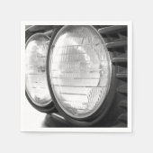 Vintage BMW-Scheinwerfer Serviette (Vorderseite)