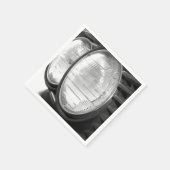 Vintage BMW-Scheinwerfer Serviette (Ecke)